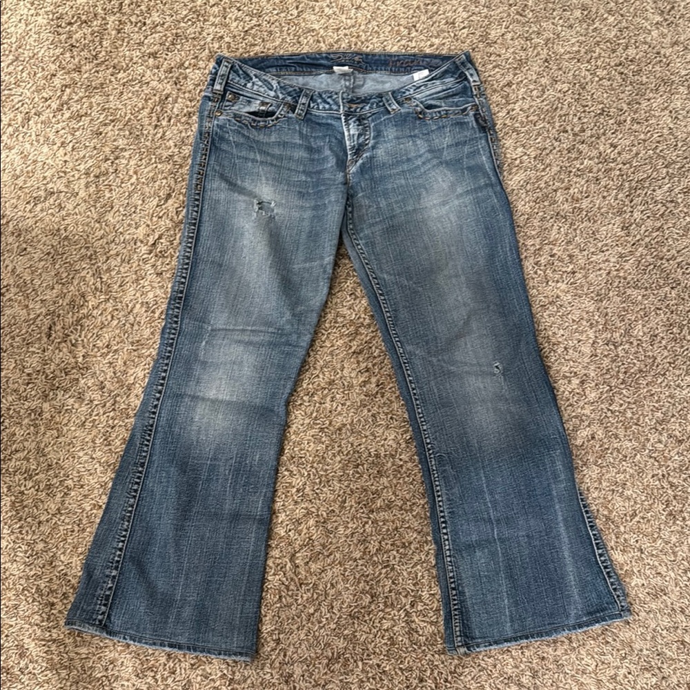Silver Jeans Blue Flare Leg Denim